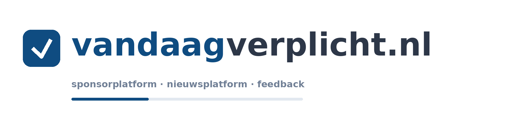 Logo vandaagverplicht.nl